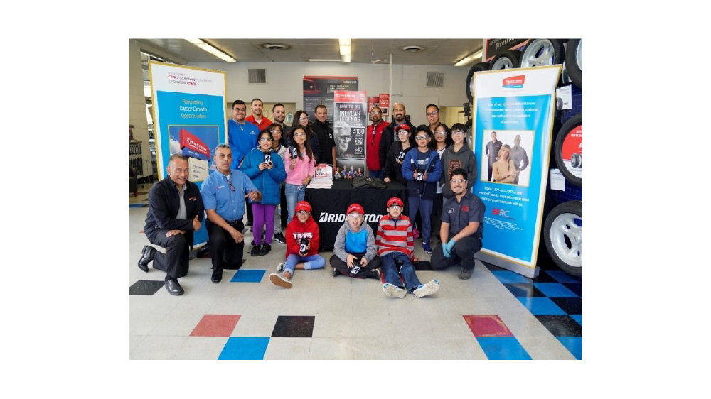Bridgestone Americas retail operations teaches children about the importance of tire safety during national tire safety week 2019